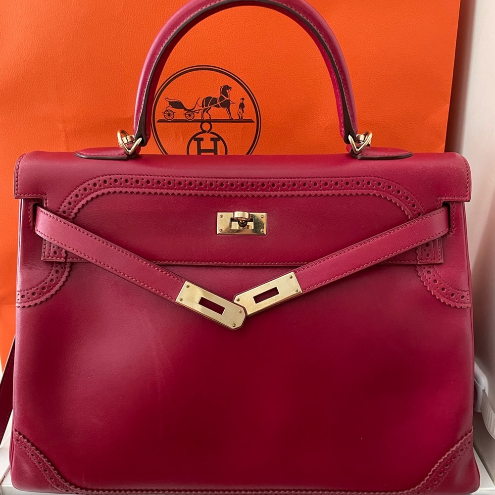 🏆sold🏆Hermès Ghillies Kelly 35 - Picture 1 of 13